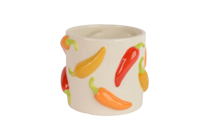 Blumentopf Dolomit, mehrfarbig