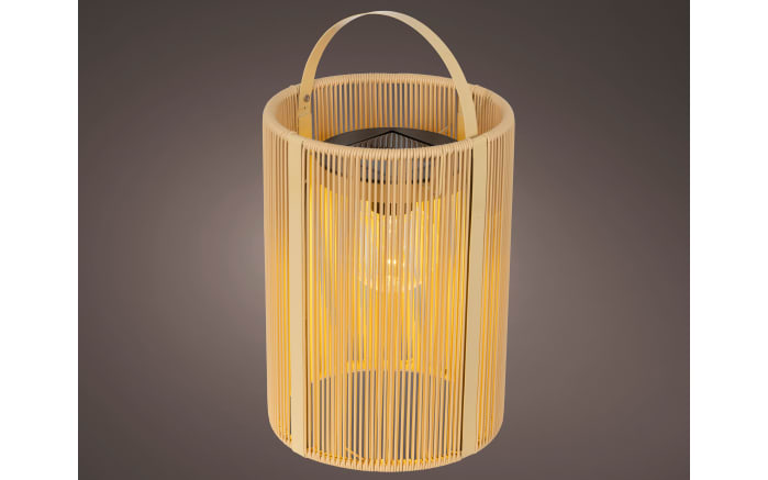 Solar Laterne Holz, beige-02