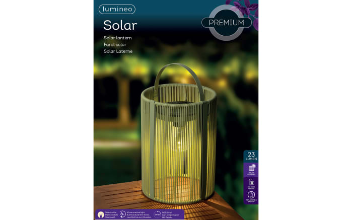 Solar Laterne Holz, grün-05