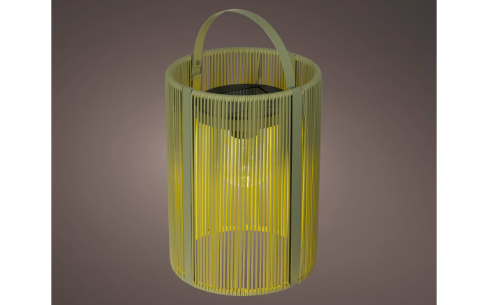 Solar Laterne Holz, grün-02