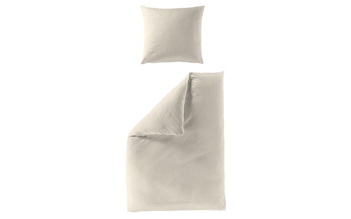 Interlock Jersey Bettwäsche, natur, 135 x 200 cm-01