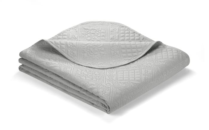 Tagesdecke Nancy, silbergrau, 280 x 250 cm-01