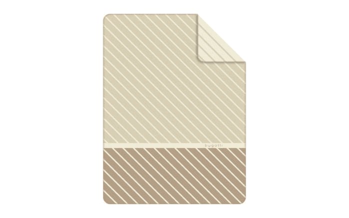 Decke bugatti , beige/braun, 150 x 200 cm