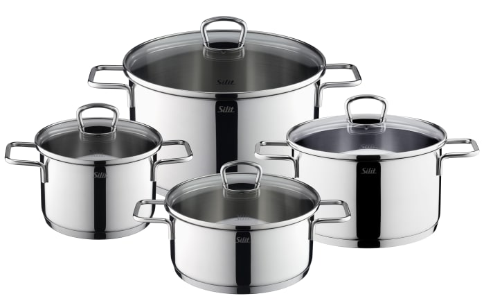 Topf-Set Alicante aus Edelstahl, 4-teilig -01