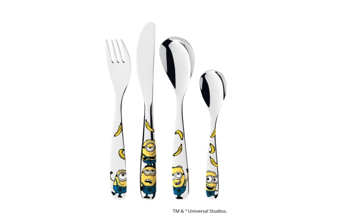 Kinderbesteck Minions, 4-teilig