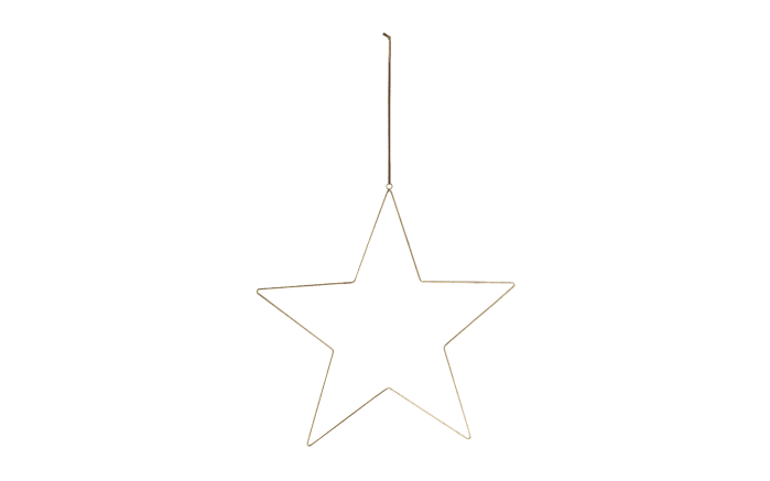 Stern zum Aufhängen L, gold, 46.5 cm