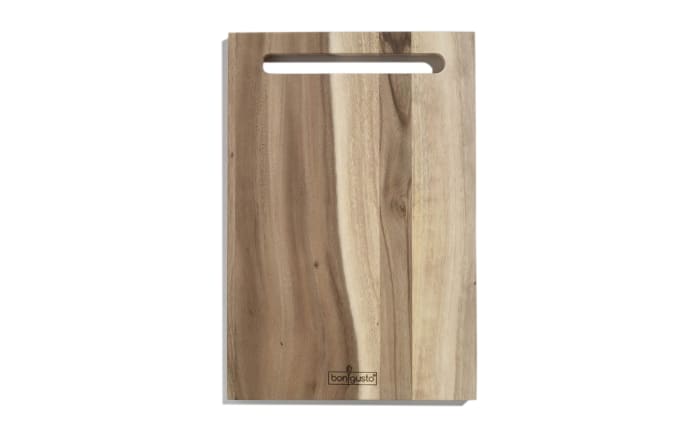 Holz-Schneidebrett in braun, 48 x 3 x 32.5 cm