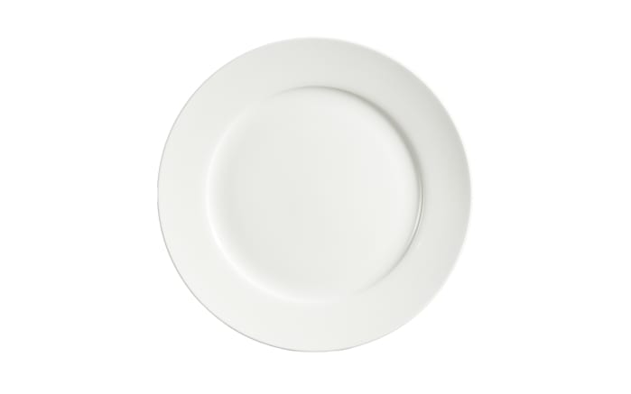 Dessertteller Bone China in weiß, 21,5 cm-01