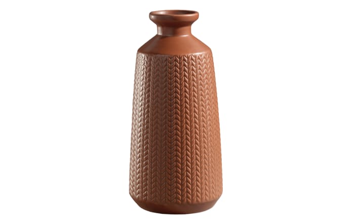Vase in ziegelrot, 23,4 cm-01