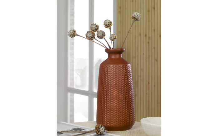 Vase in ziegelrot, 23,4 cm-02