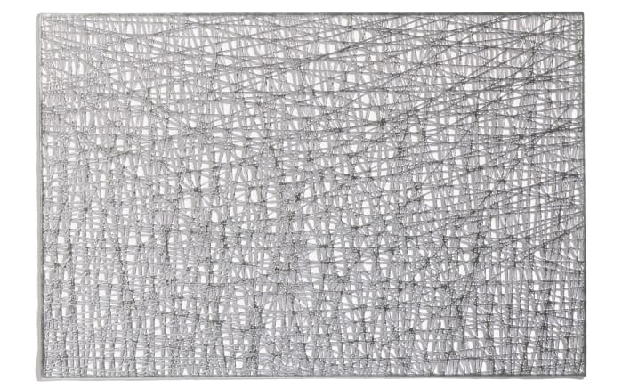 Platzmatte in siber, 30 x 45 cm
