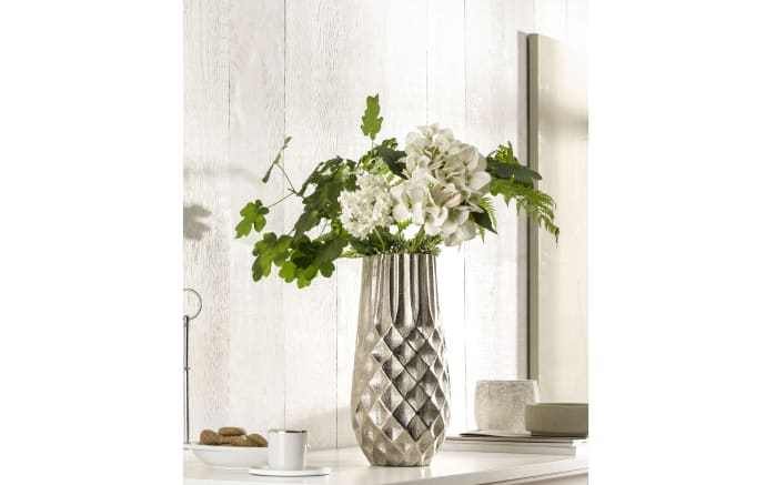 Vase in silber, 11 x 15 x 30 cm-02