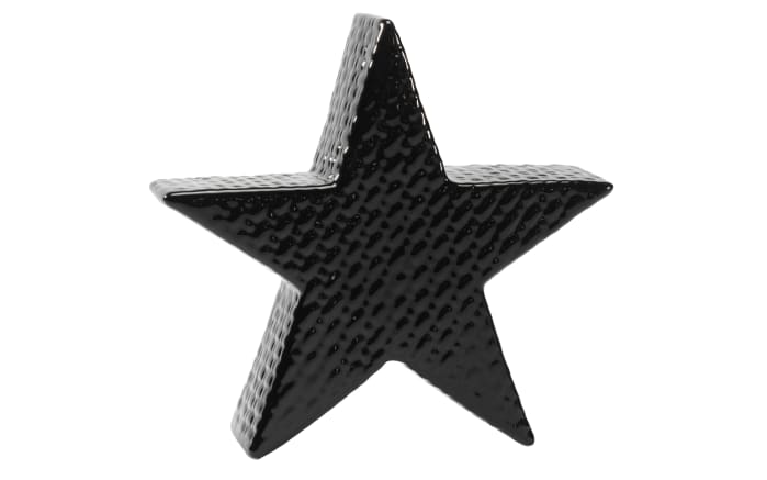 Deko-Stern, schwarz, 18,8 cm-01