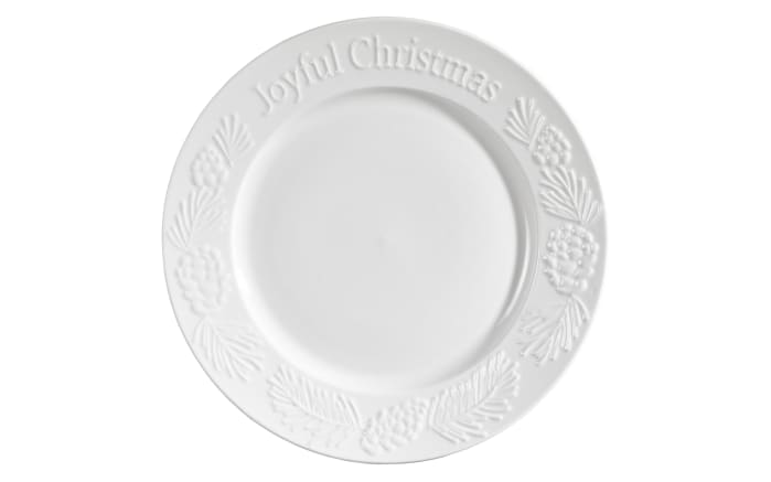 Desserteller Joyful, weiß, 20,3 cm-01