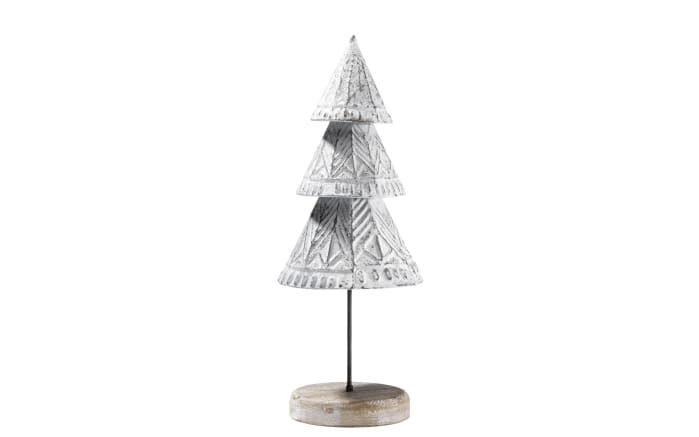 Deko-Tannenbaum, weiß, 32 cm-01