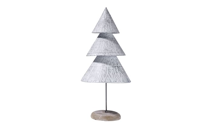 Deko-Tannenbaum, weiß, 37 cm-01