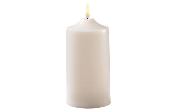LED Kerze in warmweiß, 17 cm-01