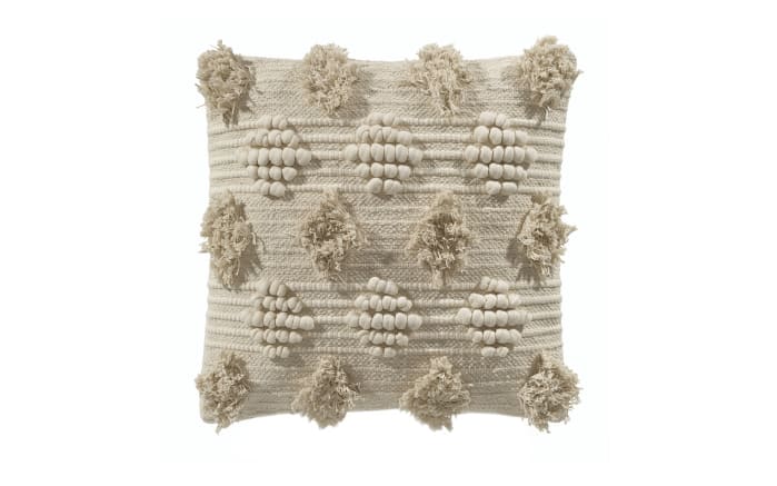 Kissenhülle, Baumwolle, beige/natur, 45 x 45 cm -01