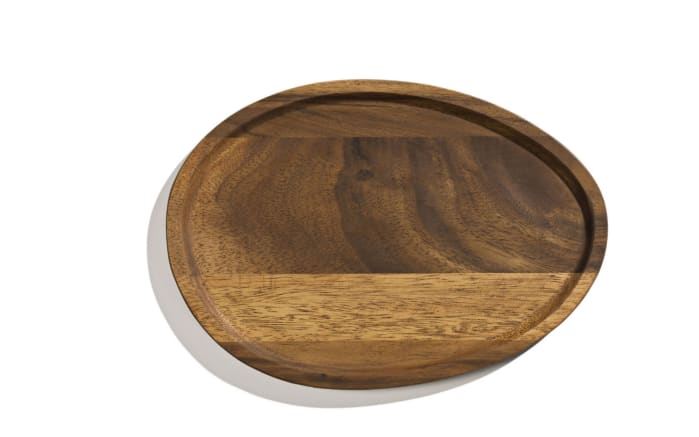 Platte-oval, holz, 30 cm