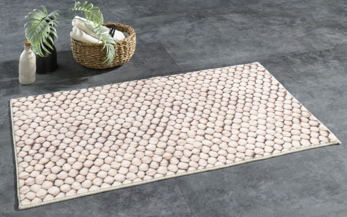 Badematte Faro, greige, 60 x 100 cm-02