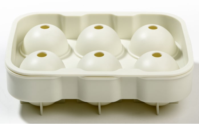 Eiswürfelform für 6 Eiswürfel, cream-01