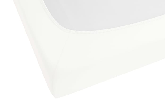 Boxspring-Spannbetttuch, weiß, 90 x 190 x 25 cm-02