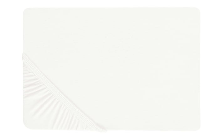 Boxspring-Spannbetttuch, weiß, 180 x 200 cm-03