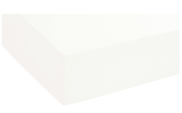 Topper-Spannbetttuch, weiß, 90 x 190 cm-01