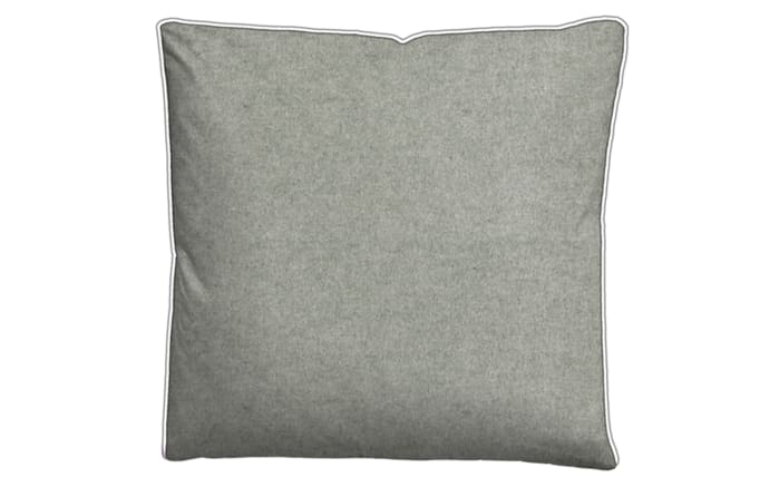Melange Flanell Bettwäsche, sturmgrau, 155 x 220 cm-03