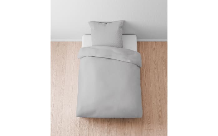 Bettwäsche Tencel, grau, 135 x 200 cm-05