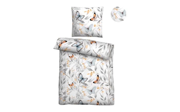 Bettwäsche Tencel, weiß, 135 x 200 cm-04