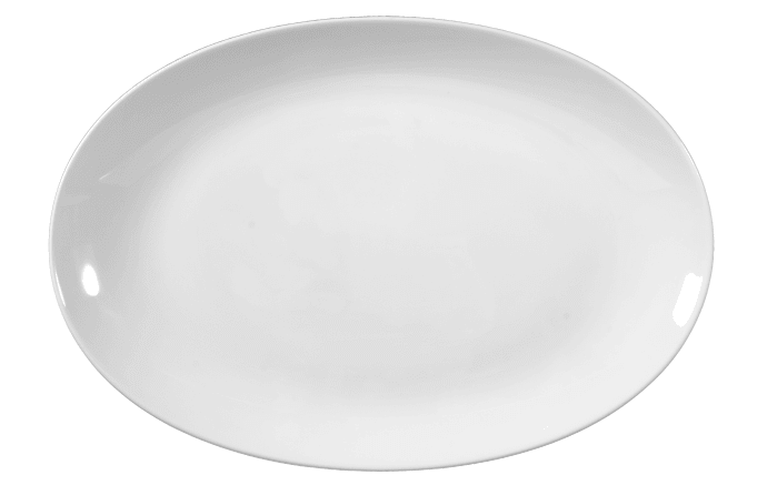 Servierplatte Rondo Liane in weiß, 38 cm-01