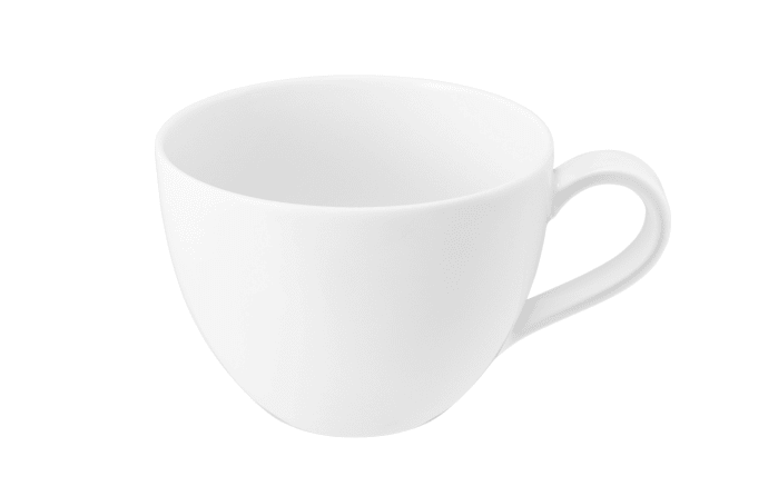 Kaffeeobertasse Beat in weiß uni, 0,26 L-03