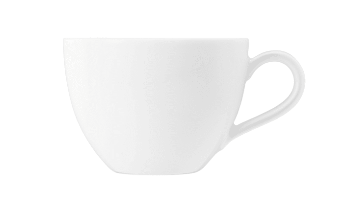 Kaffeeobertasse Beat in weiß uni, 0,26 L-01