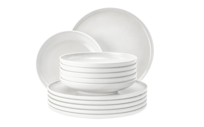 Tafelservice Sento-Home Aura, weiß, 12-teilig-01