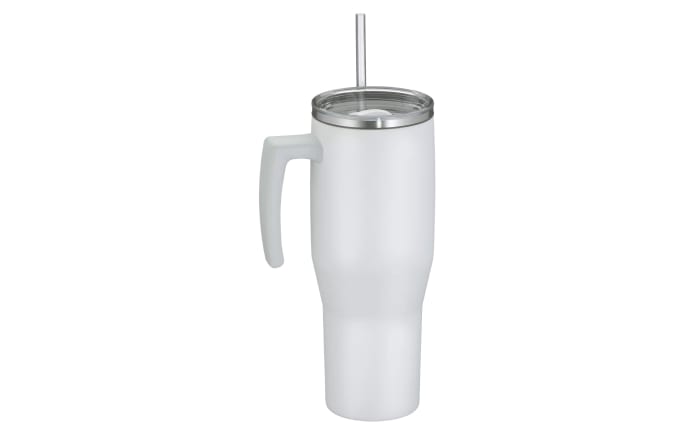 Isolier-Trinkbecher Refreshing, white matt, 1,1 Liter-04