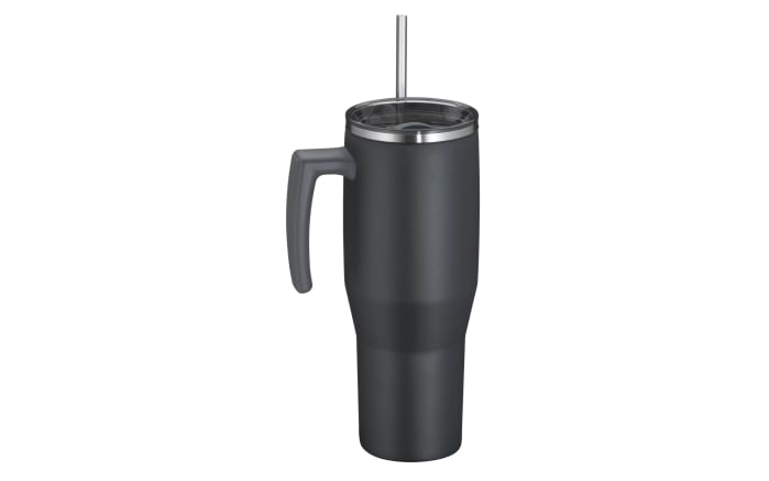 Isolier-Trinkbecher Refreshing, black matt, 1,1 Liter-04