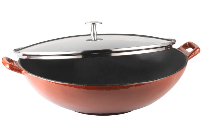 Wok Calido in rot, 4 l