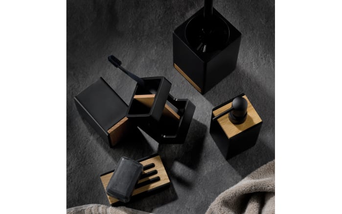 WC-Garnitur Cube, schwarz-02