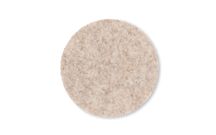 Glas-Untersetzer Alia in beige 4 teilig, 10 cm