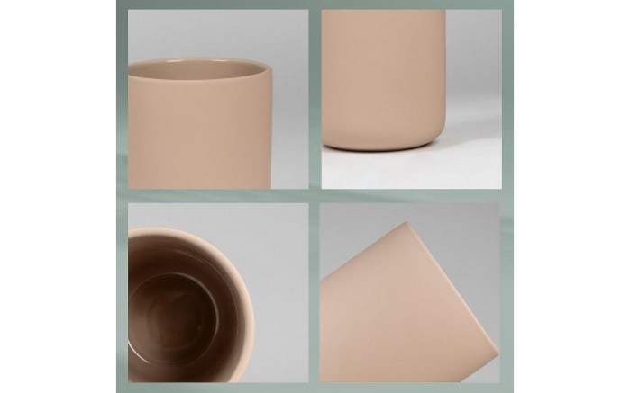 Zahnputzbecher Sana, beige, 8 cm-02