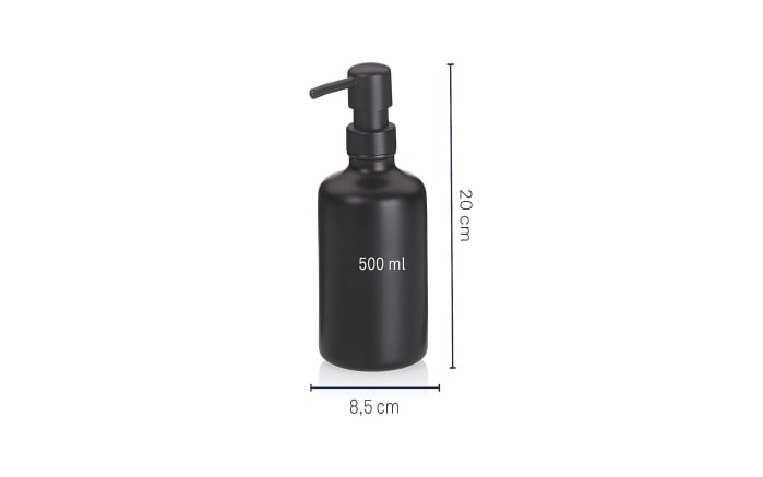  Universal-Pumpspender Leonie, Keramik schwarz, 500 ml-02