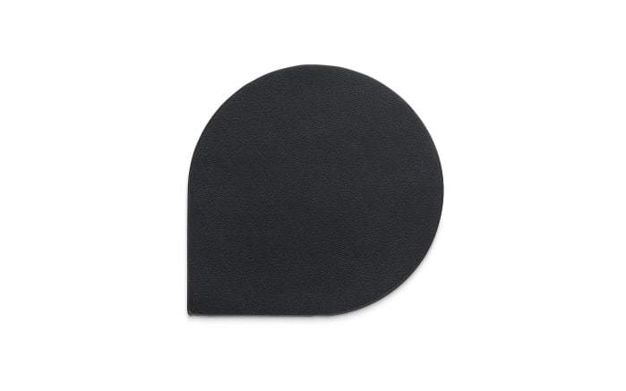 Untersetzer Edel, schwarz, 11 x 11 cm-01