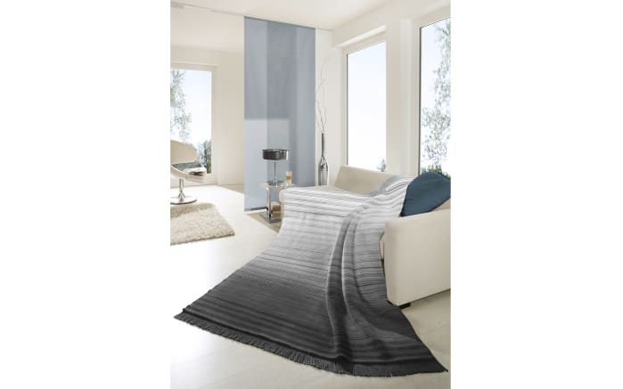 Plaid/Decke Basic Soft, Ombre schiefer, 150 x 200 cm-02