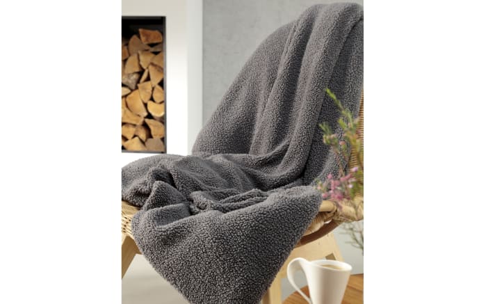 Decke Teddy, graphit, 150 x 200 cm-02