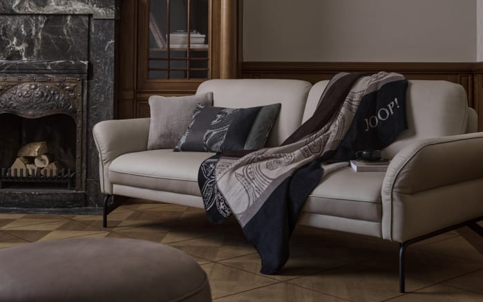 Wohndecke Paisley Stripes, schwarz, 150 x 200 cm-02