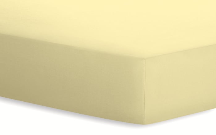 Spannbetttuch Basic, kamille, 140 x 200 x 25 cm-01