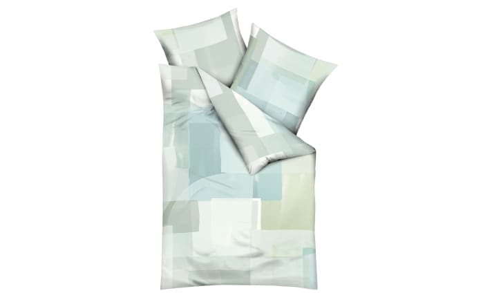 Mako Satin Bettwäsche, kieselgrau, 155 x 220 cm-01