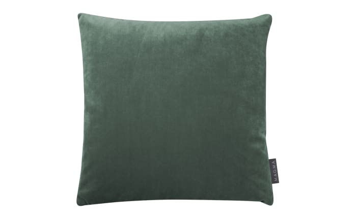 Kissenhülle Samt uni, grün, 40 x 40 cm-02