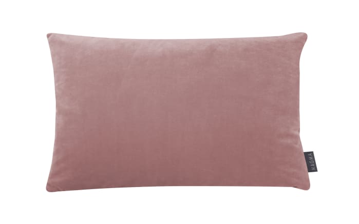 Kissenhülle Samt uni, rose, 30 x 50 cm